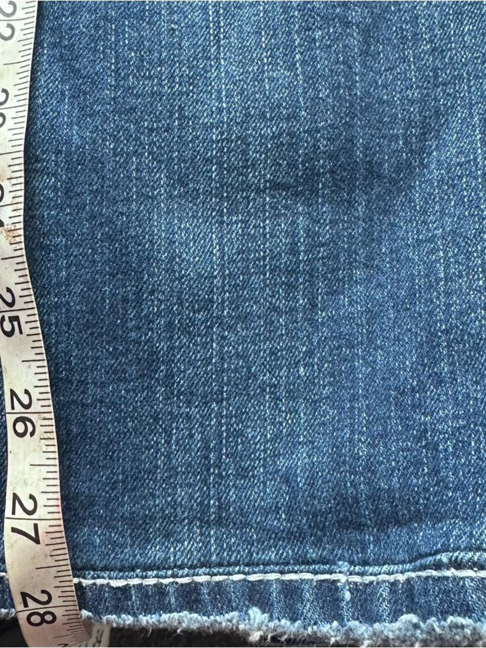 Silver Jeans Distressed Blue Bootcut Jeans Pioneer style Size 14 Length 28 - Picture 5 of 9